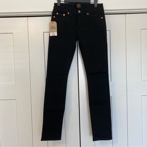 NWT! Denim Jeans Civilianaire Slim Stretch Pants in Black size 24